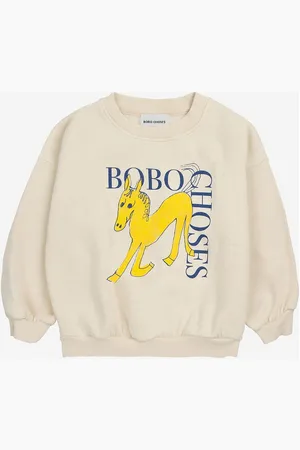 Bobo Choses Wonder Horse Sweatshirt Cream