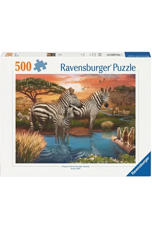 Ravensburger Zebras In Sunset 500P Patterned