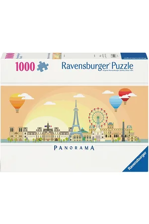 Ravensburger Air Ballon Over Paris 1000P Patterned