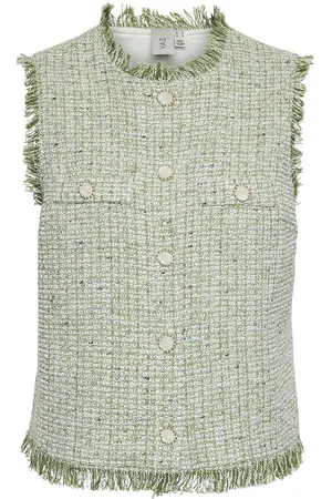 Y.A.S Asara Waistcoat Green
