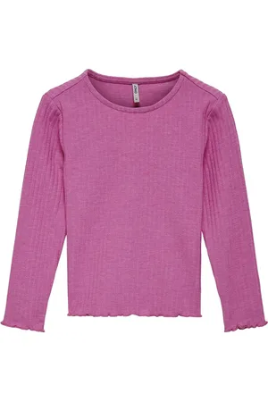 ONLY Kmgnella L/S O-Neck Top Jrs Pink
