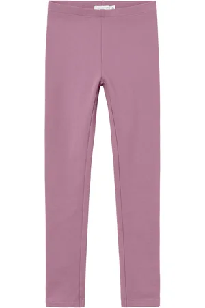 NAME IT Nkfdavina Solid Swe Legging Bru N Noos Pink