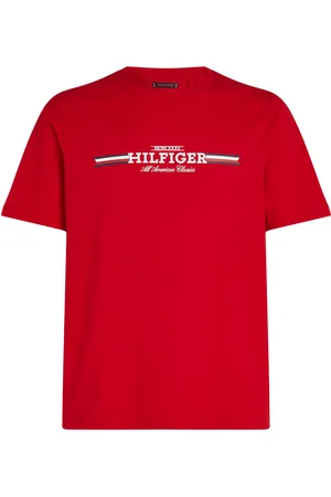 Tommy Hilfiger Hilfiger Chest Stripe Tee Red