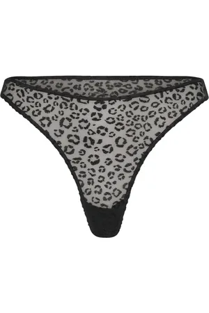 Understatement Mesh Thong Black