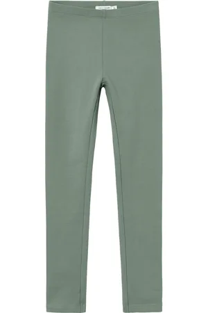 NAME IT Nkfdavina Solid Swe Legging Bru N Noos Green