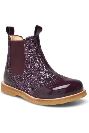 ANGULUS Booties - Flat - With Elastic Purple