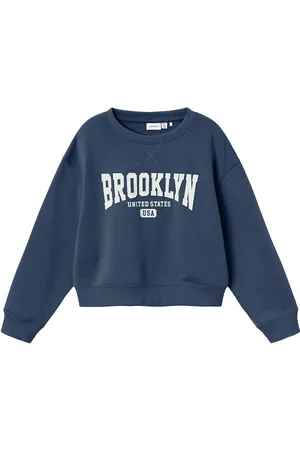 NAME IT Nkfniknaks Ls Short Rlx Sweat Bru Blue
