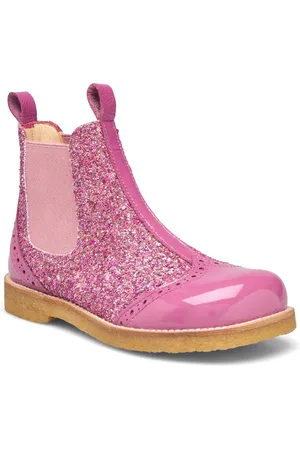 ANGULUS Booties - Flat - With Elastic Pink