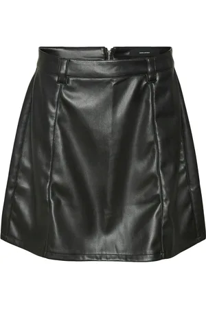 VERO MODA Vmwilla Hw Short Pl Skirt Black