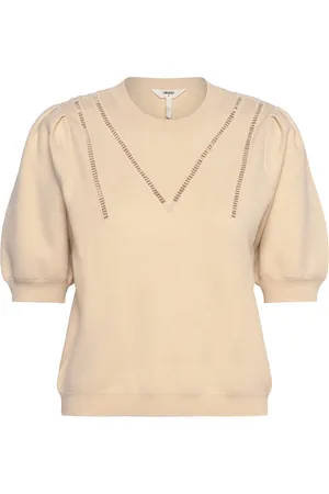 Object Objvari Knit 2/4 Re Knit Pullover 134 Beige