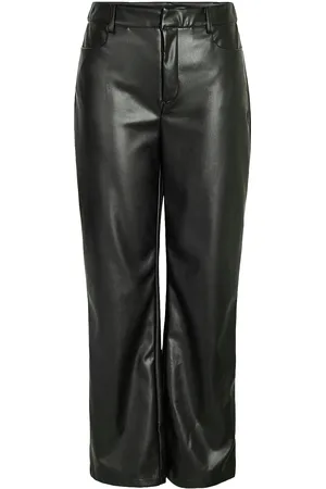 Noisy May Nmandy Yolanda Pu Hw Wide Pants Noos Black