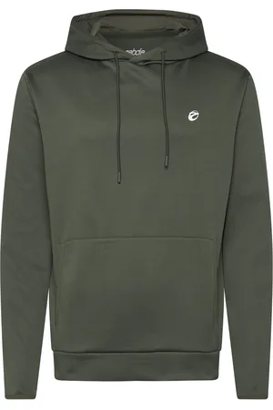 ZEBDIA Men Hoodie Green