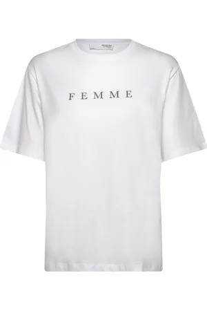 SELECTED Slfvilja Ss Printed Tee W Noos White