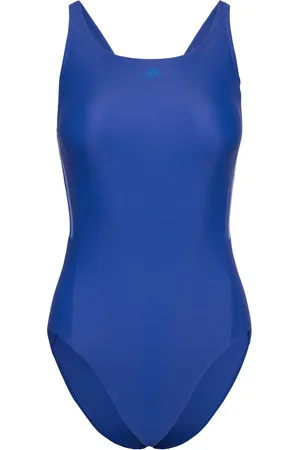 adidas Adidas Mid 3 Stripes Swimsuit Blue