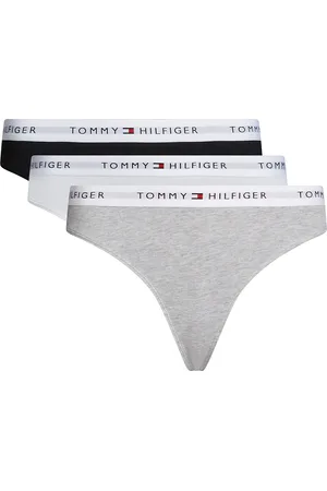 Tommy Hilfiger 3 Pack Thong Grey