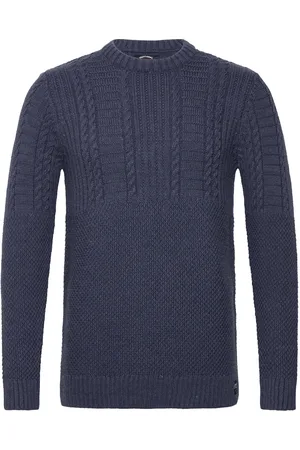 Superdry Jacob Cable Jumper Blue
