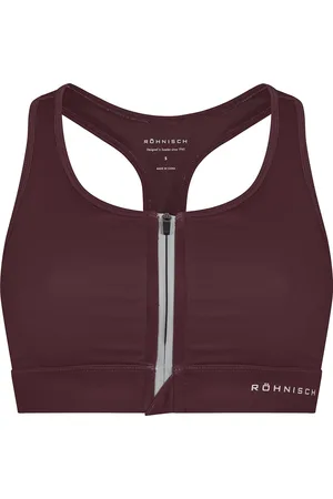 Röhnisch Essential Zip Sportsbra Burgundy