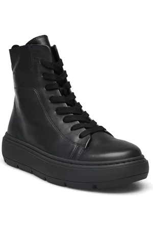 Gabor Laced Ankle Boot Black