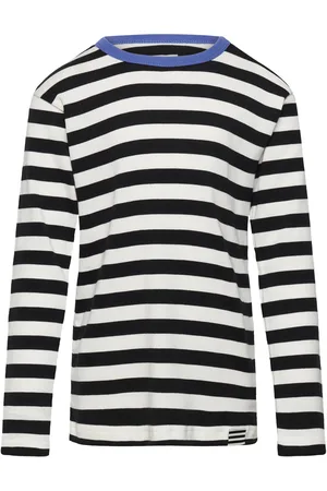 Mads Norgaard Midi Rib Tobino Tee Ls Patterned