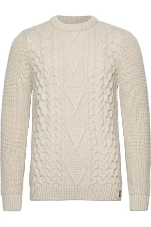 Superdry Jacob Cable Jumper Cream