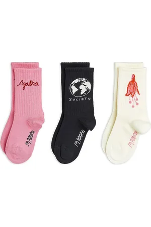 Mini Rodini Agatha 3-Pack Socks Patterned