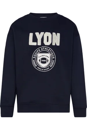MANGO Embroidered Message Sweatshirt Navy