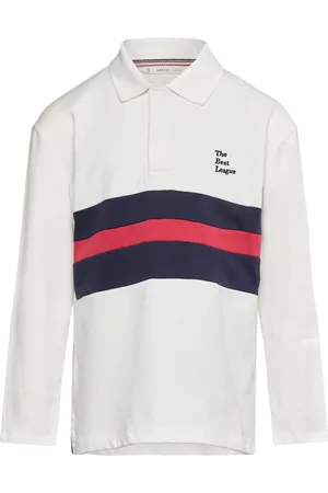 MANGO Printed Cotton Polo Shirt White