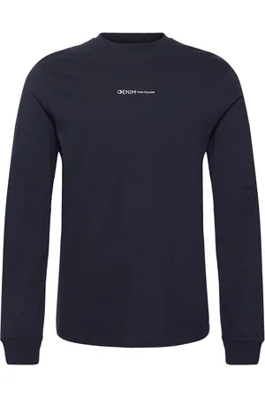 TOM TAILOR Rounded Hem Longsleeve Navy