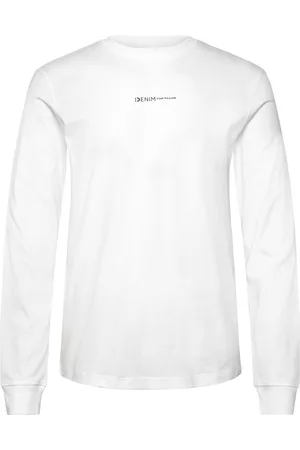 TOM TAILOR Rounded Hem Longsleeve White