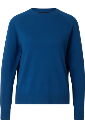 Lexington Freya Cotton/Cashmere Sweater Blue
