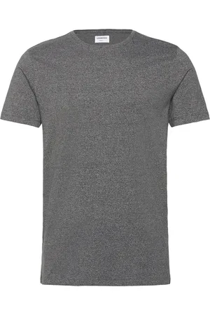 Lindbergh Mouliné O-Neck Tee S/S Grey