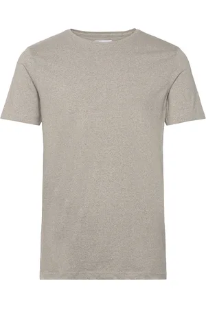 Lindbergh Mouliné O-Neck Tee S/S Grey