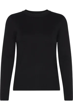 Object Objester Sli L/S Knit Pullover Noos Black