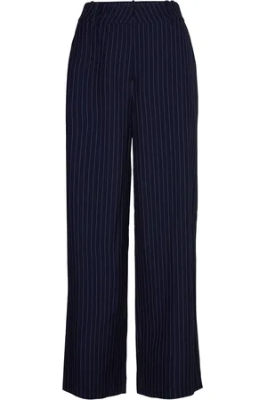 Norr Neo Pinstripe Pants Navy