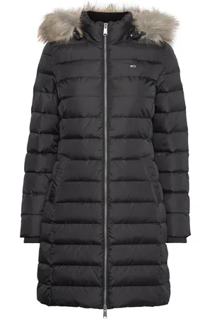 Tommy Hilfiger Tjw Essential Hooded Down Coat Black