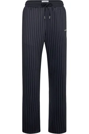 Les Deux Ballier Casual Pinstripe Track Pant Navy