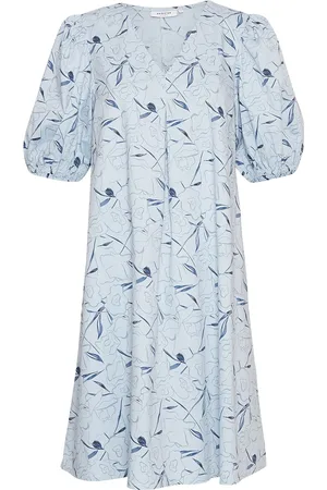 MSCH Mschparilla Cenilla 2/4 Dress Aop Blue