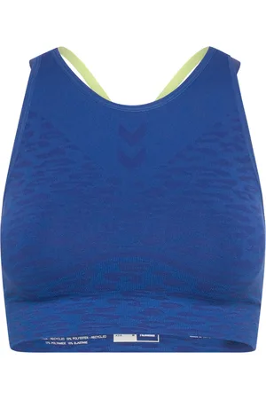 Hummel Hmlmt Leo Seamless Sports Bra Blue