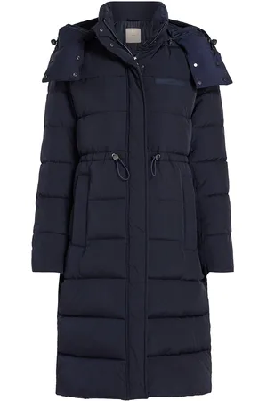 Calvin Klein Mw Padded Rec Nylon Coat Navy