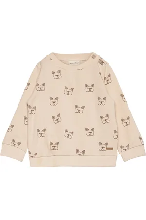 Minymo Sweatshirt Ls Aop Beige