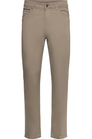 Lindbergh Twill Superflex 5 Pocket Pants Beige