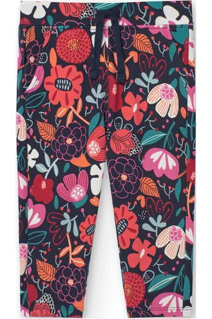 Boboli Fleece Trousers Floral For Baby -Bci Patterned