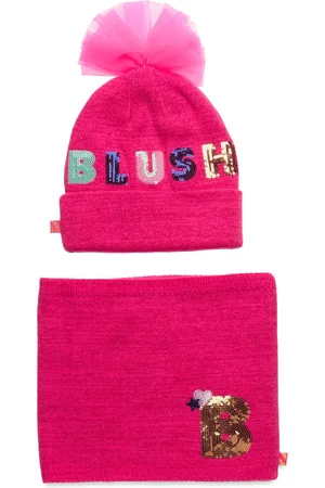 Billieblush Pull On Hat+Snood Pink