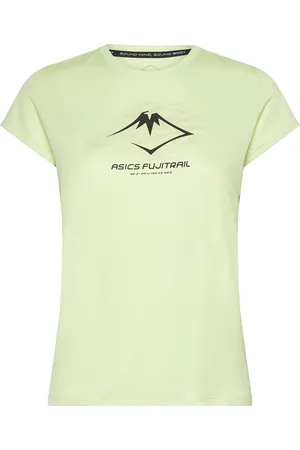 Asics Fujitrail Logo Ss Top Green