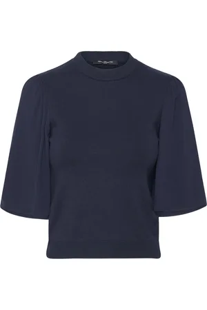 French Connection Krista Knits Flared Slv Jumper Navy