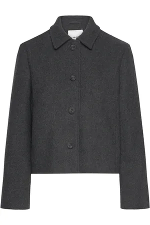 Object Objpisa Lo Short Jacket Div Grey