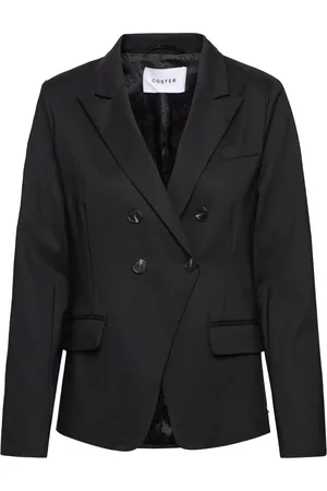 Coster Copenhagen Double-Breasted Blazer With Utility Black