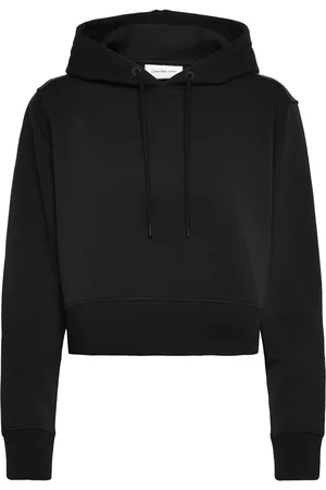 Calvin Klein Logo Elastic Hoodie Black