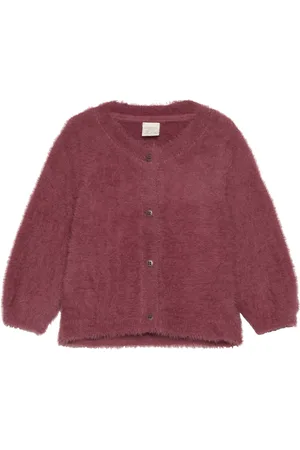 Lindex Cardigan Knitted Burgundy