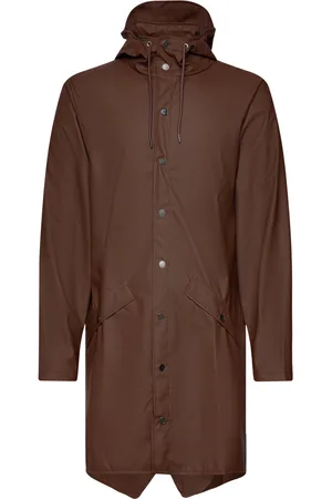Rains Long Jacket W3 Brown